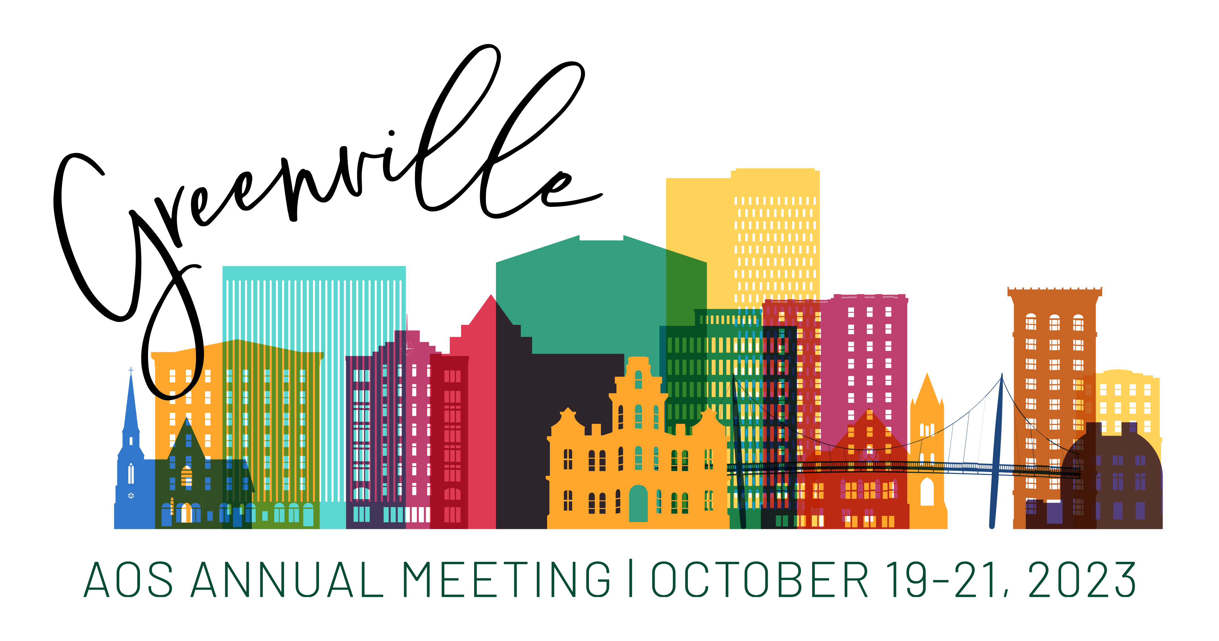 Greenville-AOS Annual Meeting Oct 19-21, 2023 infographic